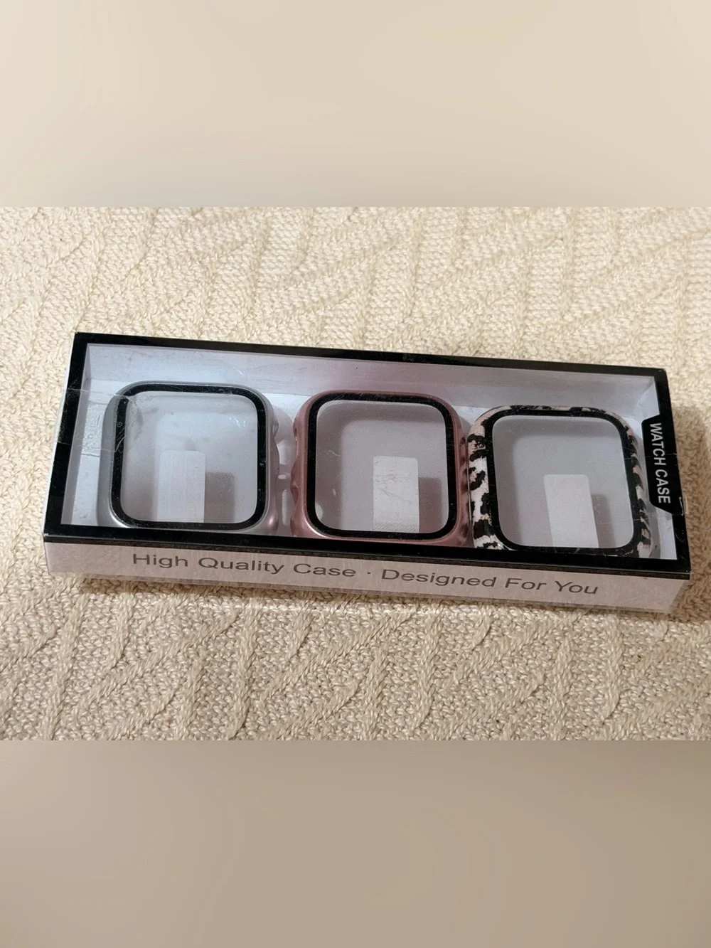 Set of 3  Protective Case for Smartwatch - Compatible Electronics Wearable